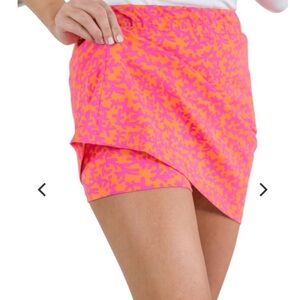 Sailor Sailor Country Club Skort 17’ Tiny Coral Pink & Orange tennis Golf Small